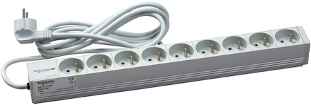 Schneider Electric NSYAPU10S3 РОЗЕТ БЛОК 3 ПОЗ 10" 220В 16А, VDE