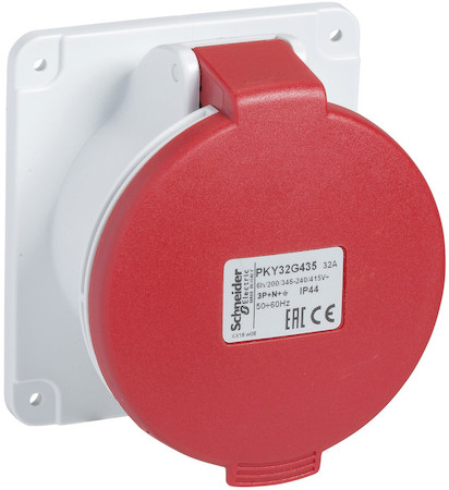 Schneider Electric PKY32G433 ПАНЕЛ РОЗ БСТР 32А 2P-E 380-415 IP44
