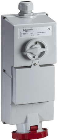 Schneider Electric 82883 РОЗ Б/ЗАЩ63A3P-N-E 380-415 IP65