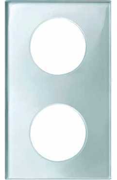 Schneider Electric MTN568201 ПОВЕРХНОСТЬ Х2 СТЕКЛ.НА РОЗЕТКУ, МАТОВЫЙ