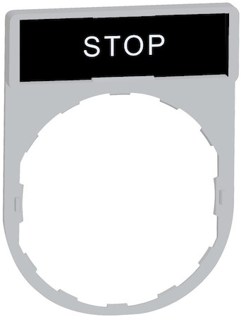 Schneider Electric ZBY2304C1 ЭТИКЕТКА. STOP C1