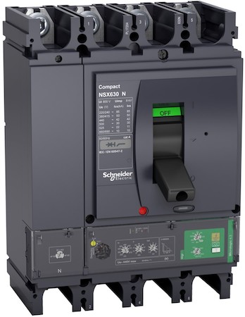 Schneider Electric LV433941 4П АВТОМ.ВЫКЛ. NSX630 50kA MICROLOGIC 4.3 570