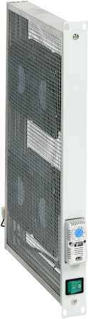 Schneider Electric NSYAVD1U624T Вент.полка 19" с термост.4 Вент.1U 68Вт
