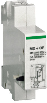 Schneider Electric 27136 Voltage release, MX, OF, 220..415 V AC