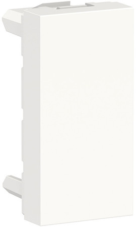 Schneider Electric NU986518 UNICA MODULAR ЗАГЛУШКА, 1 модуля, белый
