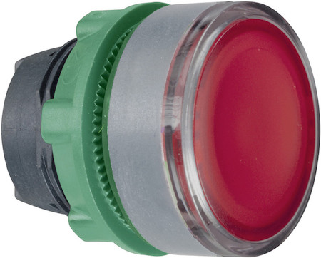 Schneider Electric ZB5AH043C0 ГОЛОВКА КНОПКИ 22ММ КРАСНАЯ, С ПОДСВЕТКОЙ, ЗАДЕРЖКОЙ, ЗАПОДЛИЦО, ПЛАСТИК C0