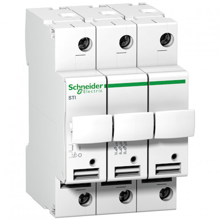 Schneider Electric A9N15655 РАЗЪЕД-ЛЬ ПРЕДОХР. STI 3П 8,5X31,5 400В