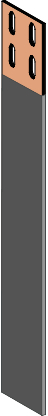 Schneider Electric KTB0000YC5 ГИБКАЯ ШИНА ИЗОЛИРОВАННАЯ L1000 4 ОТВ