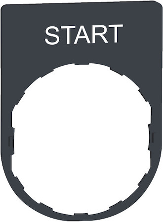 Schneider Electric ZBYP2303 ДЕРЖАТЕЛЬ МАРКИРОВКИ "START"