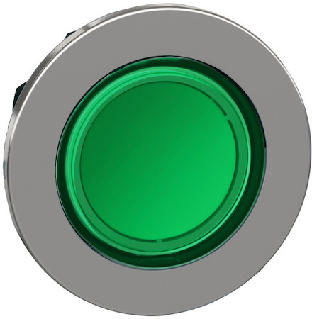 Schneider Electric ZB4FH033 ГОЛОВКА КНОПКИ 22ММ ЗЕЛЕНАЯ, С ПОДСВЕТКОЙ, ЗАДЕРЖКОЙ, ЗАПОДЛИЦО, МЕТАЛЛ