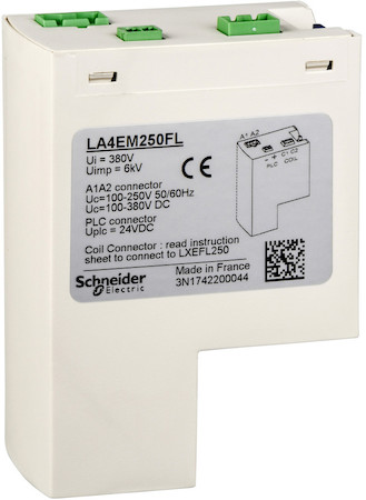 Schneider Electric LA4EM250FG ЭЛЕКТРОННЫЙ МОДУЛЬ КАТУШКИ LC1F185/225 100-250V 50/60Hz 100-380V DC