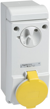 Schneider Electric 83029 НАСТЕННАЯ РОЗЕТКА UNIKA Б/ЗАЩ 16A 3PE 100-130 IP44