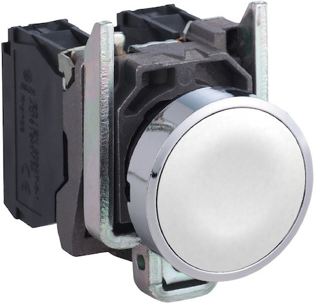 Schneider Electric XB4BACUST01 КНОПКА С ПРУЖ. ВОЗВРАТОМ, С МАРКИР.,1НО, 220В