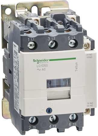 Schneider Electric LC1D50M7 КОНТАКТОР.3Р,50A,НО+НЗ,220V50ГЦ.