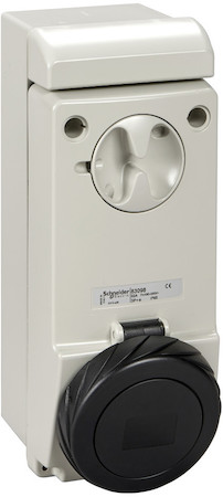 Schneider Electric 83099 НАСТЕННАЯ РОЗЕТКА UNIKA Б/ЗЩ 32A 3PNE 480-500 IP65