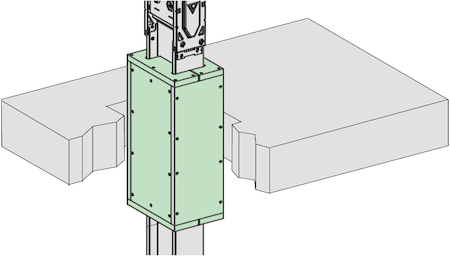 Schneider Electric KTB0324CF6 КОМПЛЕКТ ПРОТИВООГН. БАРЬЕРА H324 L650