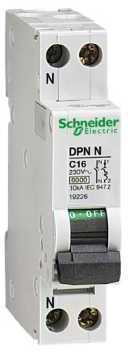 Schneider Electric 19267 АВТ. ВЫКЛ. DPN N 6KA 13A C