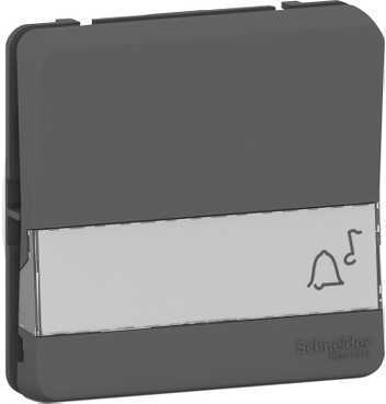 Schneider Electric MUR34029 MUREVA S Кнопочный выключатель с пол. для маркир. 10А, 250В, АНТРАЦИТ, IP55