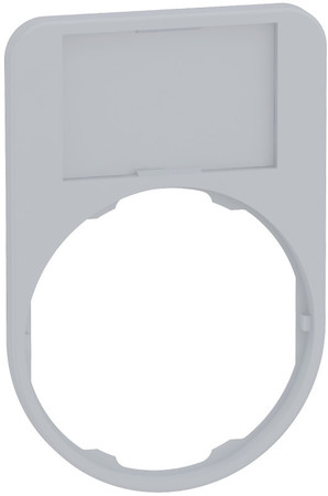 Schneider Electric ZBYF6101C1 ДЕРЖАТЕЛЬ МАРКИРОВКИ ЧЕРНЫЙ/КРАСНЫЙ 30х50 ММ, ЗАПОДЛИЦО, ПЛАСТИК C1