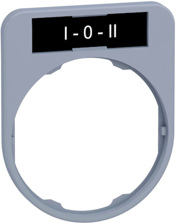 Schneider Electric ZBYF2186C1 ДЕРЖАТЕЛЬ МАРКИРОВКИ ЗАПОДЛИЦО"О-I-II",C1