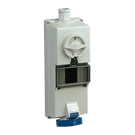 Schneider Electric 82754 РОЗ Б/ЗАЩ 16A 2P-E 200-250 IP65