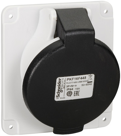 Schneider Electric PKF16F445 РОЗ ПАНЕЛ УГЛ ВИНТ 16A 3PNE 480-500 IP44
