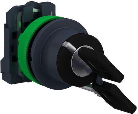Schneider Electric XB5FG21 ПЕРЕКЛЮЧАТЕЛЬ 22ММ 2 ПОЗИЦИИ С КЛЮЧЕМ, ЗАПОДЛИЦО, 1НО, ПЛАСТИК