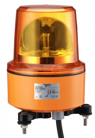 Schneider Electric XVR13J04 ЛАМПА МАЯЧОК ВРАЩ КРАСНАЯ 12В DC 130ММ