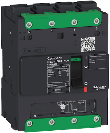 Schneider Electric LV426525 4П4Т АВТОМАТИЧЕСКИЙ ВЫКЛЮЧАТЕЛЬ NSXm 70kA TM63D Elink