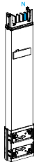 Schneider Electric KSA100ED4081 СЕКЦИЯ РАСПРЕД. ВЕРТИКАЛЬН. 100А, 0,8М