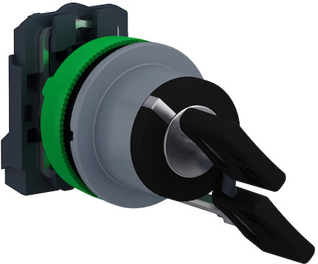 Schneider Electric XB5FG61C0 ПЕРЕКЛЮЧАТЕЛЬ 22ММ 2 ПОЗ. С КЛЮЧЕМ, С ВОЗВРАТОМ ЛЕВО, ЗАПОДЛИЦО, 1НО, ПЛАСТИК C0