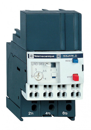 Schneider Electric LRD063 ТЕПЛ. РЕЛЕ ПЕРЕГРУЗКИ 1-1,6A КЛАСС10 С ПРУЖИННЫМ ЗАЖИМОМ