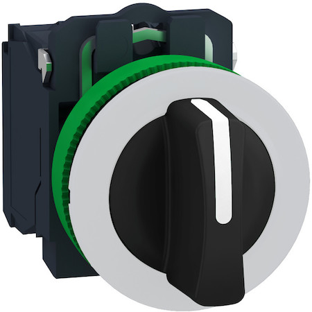 Schneider Electric XB5FD53C1 ПЕРЕКЛЮЧАТЕЛЬ 22ММ 3 ПОЗИЦИИ С ВОЗВРАТОМ, ЗАПОДЛИЦО, 2НО, ПЛАСТИК C1