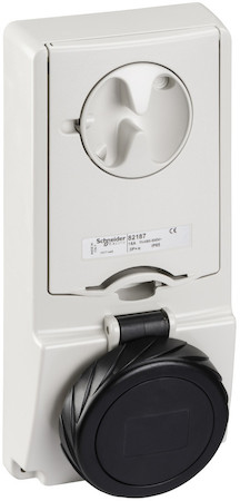 Schneider Electric 82188 ПАНЕЛЬНАЯ РОЗЕТКА UNIKA С ДЕРЖ ПРЕДОХР 16A 3PNE 480-500 IP65
