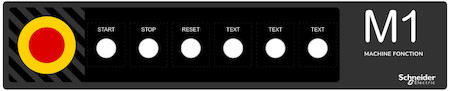 Schneider Electric ZBYLECUST09 ТРАФАРЕТ 500 x 100 ММ, CUST