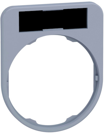 Schneider Electric ZBYF2101C1 ДЕРЖАТЕЛЬ МАРКИРОВКИ ЧЕРНЫЙ/КРАСНЫЙ 30х40 ММ, ЗАПОДЛИЦО, ПЛАСТИК C1