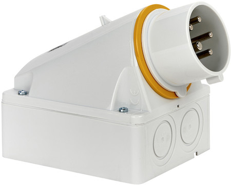 Schneider Electric 83527 НАСТЕННАЯ ВИЛКА ФЗ.ИНВ. ВИНТ 3PNE 110-130 IP44