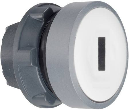 Schneider Electric ZB5AA1C0 ГОЛОВКА ДЛЯ КНОПКИ 22ММ С ВОЗВРАТОМ, БЕЛАЯ, ЗАПОДЛИЦО, ПЛАСТИК C0