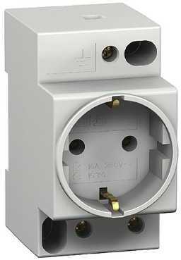 Schneider Electric 15310 Щитовая розетка pc DIN 2п+t 16А 250В нем