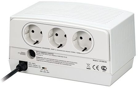 Schneider Electric LE1200-RS Стабилизатор напряжения 220В, 1200ВА/Вт