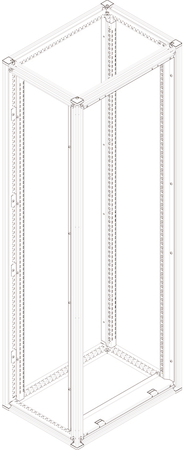 Schneider Electric NSYSFP20750T НАПОЛЬНЫЙ ШКАФ SF/PRISMA ОБЗОРНАЯ ДВЕРЬ 2000x700x500