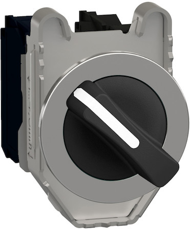 Schneider Electric XB4FD25 ПЕРЕКЛЮЧАТЕЛЬ 22ММ 2 ПОЗИЦИИ, ЗАПОДЛИЦО, 1НО, 1НЗ, МЕТАЛЛ