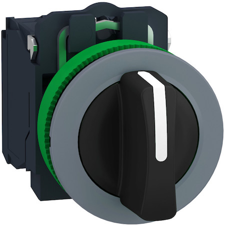 Schneider Electric XB5FD53C0 ПЕРЕКЛЮЧАТЕЛЬ 22ММ 3 ПОЗИЦИИ С ВОЗВРАТОМ, ЗАПОДЛИЦО, 2НО, ПЛАСТИК C0