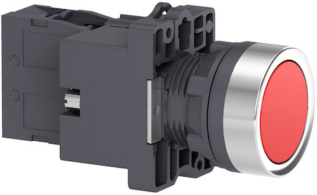 Schneider Electric XA2EW34M2 КНОП.СПОДС.,СLED,220В.,КРАСН.,1НЗ