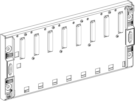 Schneider Electric TSXRKY8EXC ШАССИ НА 8 ПЛАТОМЕСТ С РАСШИРЕНИЕМ