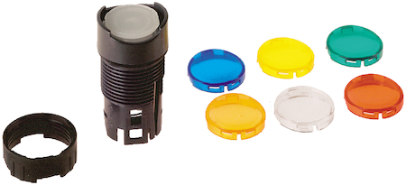 Schneider Electric ZB6AW9 КРУГЛ. КНОПКА С ПОДСВ. 5 ЦВ.