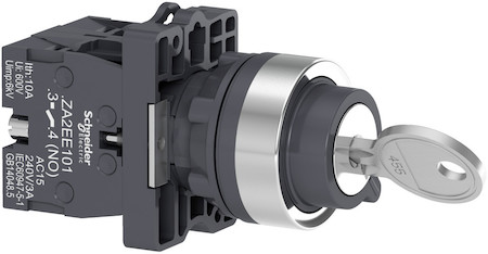 Schneider Electric XA2EG43 ПЕРЕКЛ.СКЛ.,2ПОЗ.,ФИКС.,ЛЕВ-ПР,2НО