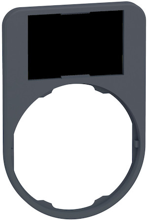 Schneider Electric ZBYF6101 ДЕРЖАТЕЛЬ МАРКИРОВКИ ЧЕРНЫЙ/КРАСНЫЙ 30х50 ММ, ЗАПОДЛИЦО, ПЛАСТИК