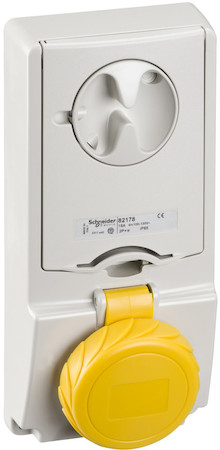 Schneider Electric 82178 РОЗ UNIKA С ДЕРЖ ПРЕДОХР 16A 2P-E 100-130 IP65