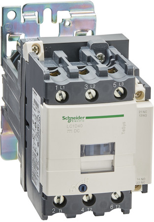 Schneider Electric LC1D40BW КОНТАКТОР.3Р,40A,НО+НЗ,24VDC,РАСШ.